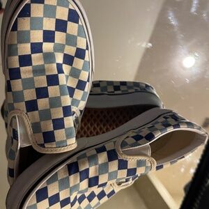 checkered Vans